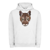 Pigment Lunar Rock florida panther  face Urban Hoodie - BarkalooDesign
