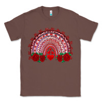 Chestnut valentines day rainbow with roses Classic Tee - RanaPortraitStore