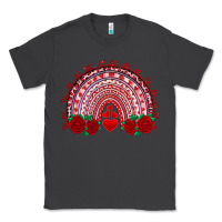 Smoke valentines day rainbow with roses Classic Tee - RanaPortraitStore