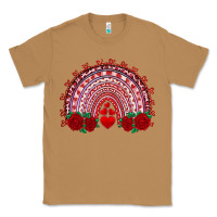 Toasted Coconut valentines day rainbow with roses Classic Tee - RanaPortraitStore