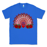 True Royal valentines day rainbow with roses Classic Tee - RanaPortraitStore