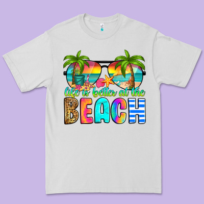 Life Is Better At The Beach Premium Tee Designed By Ranaportraitstore