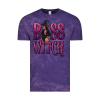 Cloud Purple Boss Witch Vintage Tee - texasbilliewilder
