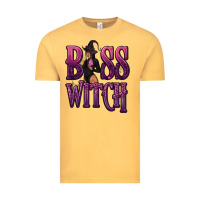 Vintage Mustard Boss Witch Vintage Tee - texasbilliewilder