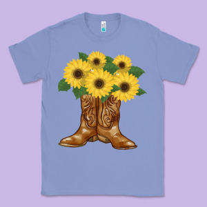 Cowgirl Boots Classic Tee Designed By Bettercallsaul