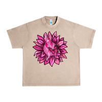 French Oak Breast Cancer Sunflower Urban Heavy Tee - texasbilliewilder