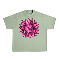 Oil Green Breast Cancer Sunflower Urban Heavy Tee - texasbilliewilder