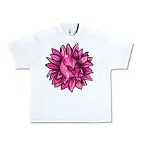 White Breast Cancer Sunflower Urban Heavy Tee - texasbilliewilder