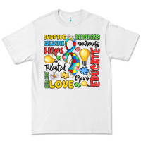 White name puzzle ribbon of inspiration Premium Tee - LillyAllenDesigns