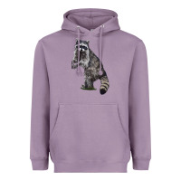 Lavender Raccoon Illustrations Heavyweight Hoodie - LillyAllenDesigns