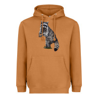Meerkat Raccoon Illustrations Heavyweight Hoodie - LillyAllenDesigns