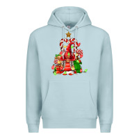 Blue Mist christmas  gnomes Premium Hoodie - FaDigitalArtStudio