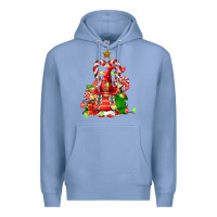 Colony Blue christmas  gnomes Premium Hoodie - FaDigitalArtStudio