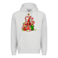 Dove Grey christmas  gnomes Premium Hoodie - FaDigitalArtStudio
