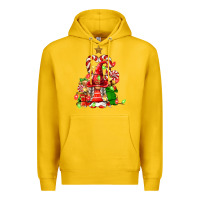 Lemon christmas  gnomes Premium Hoodie - FaDigitalArtStudio