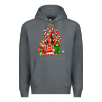 Rock christmas  gnomes Premium Hoodie - FaDigitalArtStudio