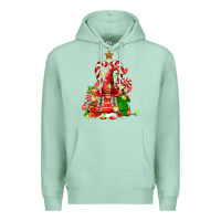 Seafoam christmas  gnomes Premium Hoodie - FaDigitalArtStudio