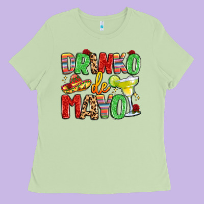 Drinko De Mayo Ladies Tee Designed By Lillyallendesigns