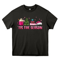 Asphalt tis the season pink christmas Heavy Core Tee - MaliasSmallBusiness