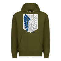 Army Green wings of liberty Premium Hoodie - tuanDangUi