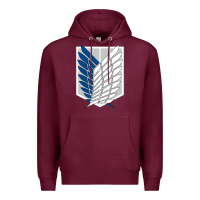 Burgundy wings of liberty Premium Hoodie - tuanDangUi