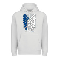 Dove Grey wings of liberty Premium Hoodie - tuanDangUi