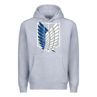 Heather Grey wings of liberty Premium Hoodie - tuanDangUi