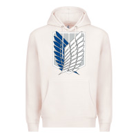 Pale Pink wings of liberty Premium Hoodie - tuanDangUi