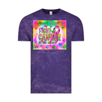 Cloud Purple Fight Cancer in all colors Vintage Tee - NancyCooperArtShop