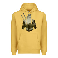 Antique Gold the witcher geralt hero sword companion minima list illusion art Premium Hoodie - tuanDangUi