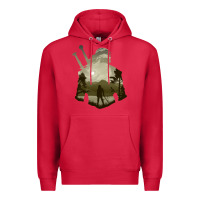 Cardinal the witcher geralt hero sword companion minima list illusion art Premium Hoodie - tuanDangUi