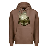 Chestnut the witcher geralt hero sword companion minima list illusion art Premium Hoodie - tuanDangUi