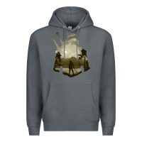 Rock the witcher geralt hero sword companion minima list illusion art Premium Hoodie - tuanDangUi