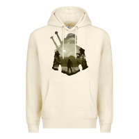 Sandshell the witcher geralt hero sword companion minima list illusion art Premium Hoodie - tuanDangUi