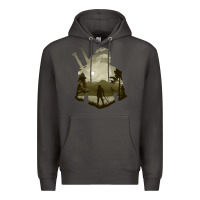 Smoke the witcher geralt hero sword companion minima list illusion art Premium Hoodie - tuanDangUi