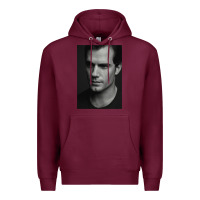 Burgundy henry cavill 6 Premium Hoodie - tuanDangUi