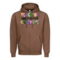 Chestnut Teaching Lucky Charms Zipper Hoodie - CowhideDigitalArt