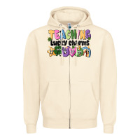 Sandshell Teaching Lucky Charms Zipper Hoodie - CowhideDigitalArt