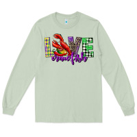 Matcha love crawfish mardi gras Long Sleeve Tee - CowGirlArtShop