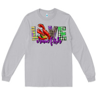 Moon Dust love crawfish mardi gras Long Sleeve Tee - CowGirlArtShop