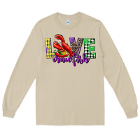 Mushroom love crawfish mardi gras Long Sleeve Tee - CowGirlArtShop