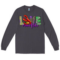 Smoke love crawfish mardi gras Long Sleeve Tee - CowGirlArtShop