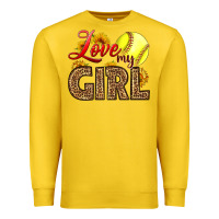 Lemon Love My Girl Softball Premium Sweatshirt - LillyAllenDesigns