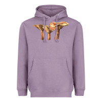 Lavender lactarius rufus mushroom Heavyweight Hoodie - LillyAllenDesigns