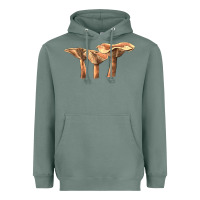 Sage lactarius rufus mushroom Heavyweight Hoodie - LillyAllenDesigns