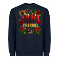 Navy First my mother forever my friend Mother's Day Heavyweight Sweatshirt - FaDigitalArtStudio