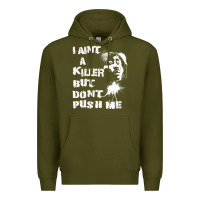 Army Green i aint a killer but dont push me Premium Hoodie - tuanDangUi