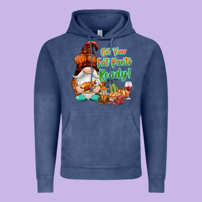 Get Your Fat Pants Ready Vintage Hoodie Designed By Nancycooperartshop