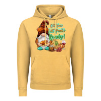 Vintage Mustard Get your fat pants ready Vintage Hoodie - NancyCooperArtShop