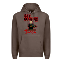 Coffee say good night to the bad guy Premium Hoodie - tuanDangUi